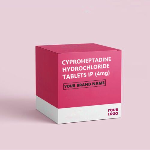 Cyproheptadine Hydrochloride Tablets IP (4mg), Packaging Type : Strips