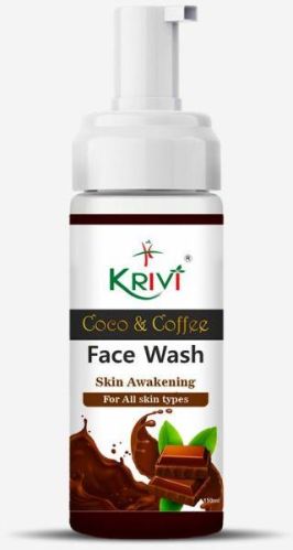 Krivi Coco & Coffee Face Wash, Packaging Type : Plastic Bottle