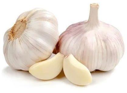 White Common Fresh Garlic, For Cooking, Style : Solid