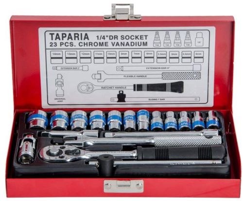 Grey Iron Polished Taparia Socket Set, For Domestic Fittings, Industrial Fittings