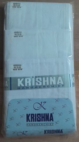 CredoApparels Cotton Plain Handkerchiefs, Size : Standard