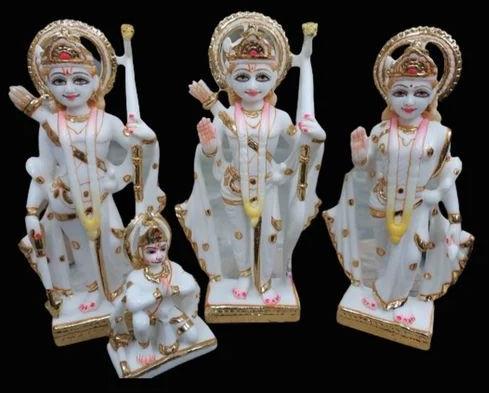 9 Inch RAM Darbar Marble Statue