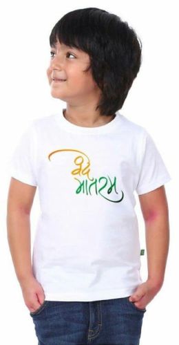 Cotton Boys Round Neck Tshirt, Size : L, M, XL, XXL