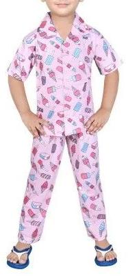 Printed Cotton Boys Night Suit, Size : L, M, XL, XXL