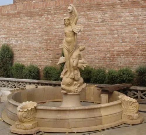 Outdoor Garden Fountain, For Amusement Park, Design : Antique