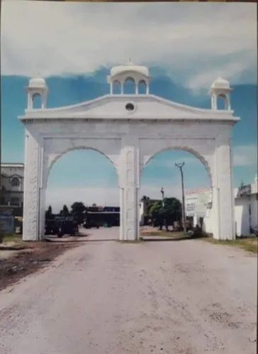 Rectangular Non Polished White Marble Gate, For Temple, Feature : Stain Resistance, Washable