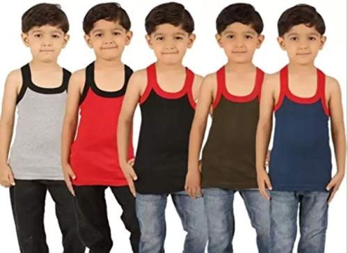 Cotton Body Gear Boys Plain Gym Vest, Gender : Kids
