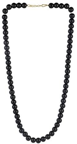 8mm Pearl Necklace For Men Or Women,White Or Black Round Pearl Necklace - Pearl Choker Necklace Fash