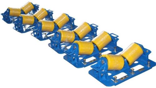 SPM PU & NYLON Mild Steel Pipe Rotator Roller, Color : Blue, YELLOW