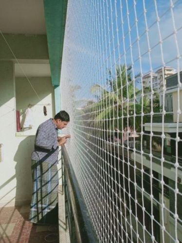 BALCONY PIGEON SAFETY NETS INSTALLATION CHENNAI, Size : 10inch