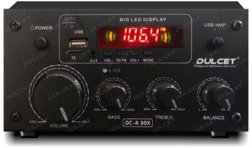 Dulcet DC-A30X 2 Channel Stereo Amplifier, For Car Use