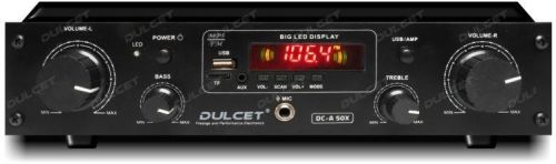 Dulcet DC-A50X 2 Channel Stereo Amplifier, For Car Use, Feature : Auto Stop, Clear Sound, Easy To Operate