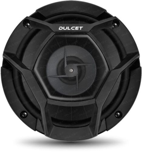 Round Dulcet DC-S40 3-Way Car Speaker