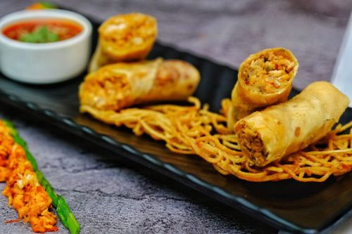 50 Gram Frozen Chicken Spring Roll, Shelf Life : 120 Days