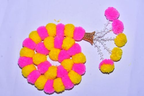 Artificial Marigold Stings With Decorative Rajni Hanging