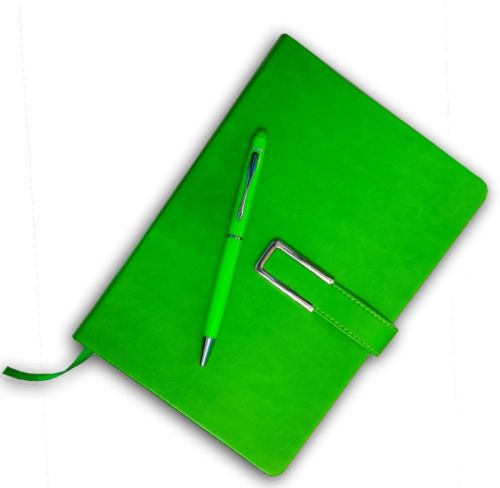 A-5 Notebook In Light Green, For Office, Feature : Attractive Looks, Elegant Style, Fine Quality