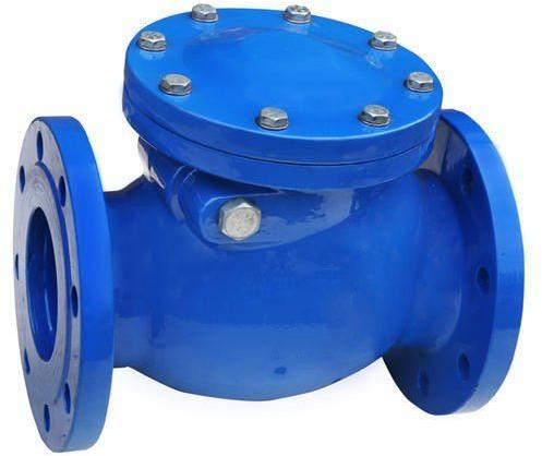 Blue Polished Stainless Steel Non Return Valve, For Industrial