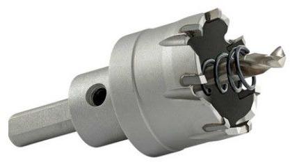 Grey Round Polished Holesaw Cutter, For Industrial, Size : Standard