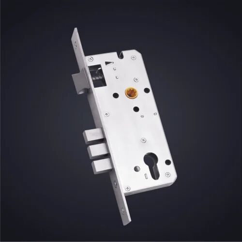 Silver Mortise Door Lock Body, Handle Type : Deadbolt