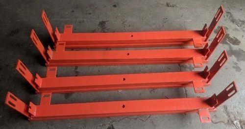 Red Self Alignment Return Roller Idler Frame, For Moving Goods, Feature : Excellent Quality