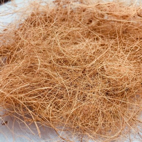 Light Brow Coconut Coir Fiber, For Dusting Wiper, Mats, Ropes, Pattern : Raw