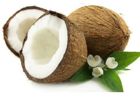 Brown Solid Semi Husked Hard Natural Fresh Coconut, For Freshness, Healthy, Coconut Size : Medium