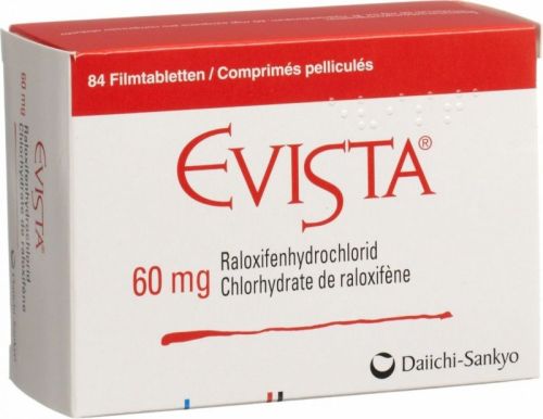 White Evista Tablets