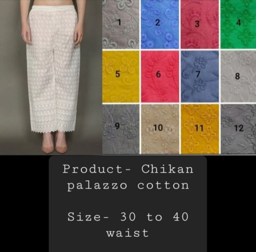 DesiDeliver Straight Rayon Ladies Palazzo Pant, Size : All Sizes