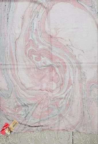 Light Pink Printed Rayon Stole, Size : Medium