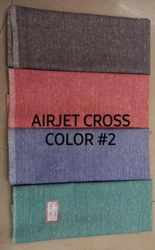 Khadi Cross Color Fabric, For Textile Industry, Width : 40 Inch