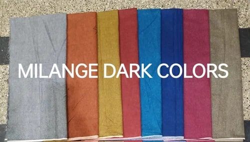 Khadi Melange Fabric, For Textile Industy, Technics : Machine Made