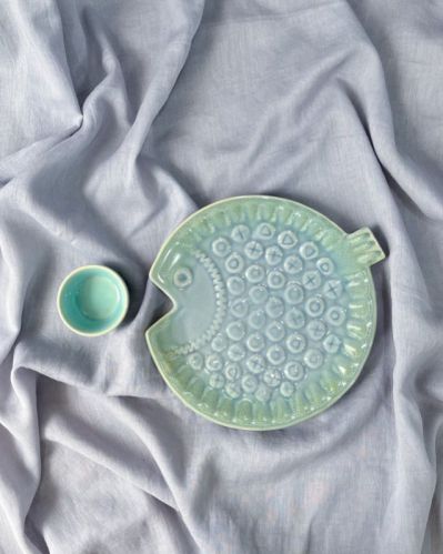 Ceramic Chip and Dip Platter, For Hotels, Parties, Serving Food