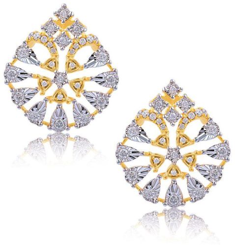 Gold Starlight Splendor Diamond Earrings