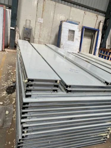 Apex Retractable Pre Coated Clean Room Partition Panel, Color : Silver