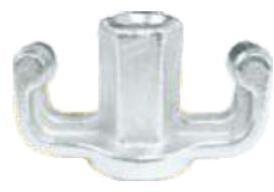 EN-8 Forged Wing Nut, For Fitting Use, Color : Silver