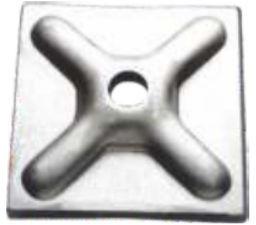 Silver Square St37 Formwork Waler Plate, For Construction Use, Industry Use