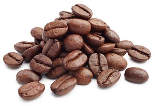 Brown Roasted Common Natural Coffee Beans, For Beverage, Purity : 100%