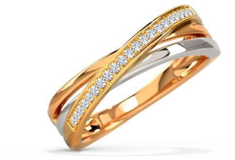 Polished Designer Diamond Ring, Occasion : Party Wear