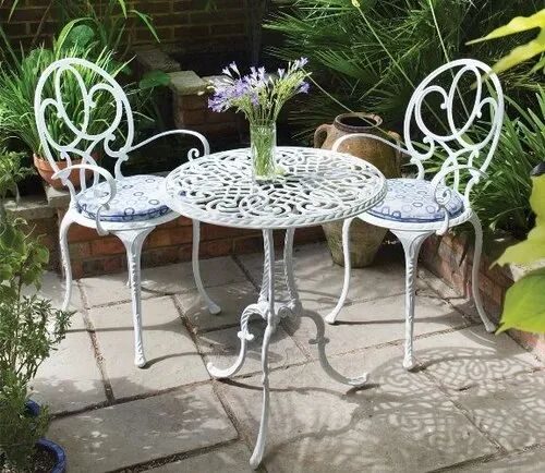 GSC Aluminum Outdoor Furniture, Color : White