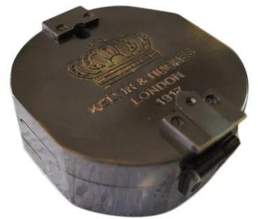 Polished Brass Antique Brunton Compass, For Promotional Work, Direction Tracking, Ship, Display Type : Analog