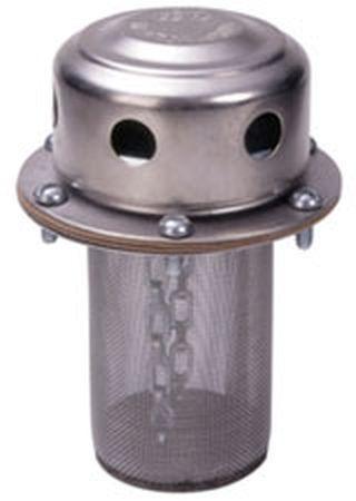 Stainless Steel Filler Breather With Strainer, Shape : Round