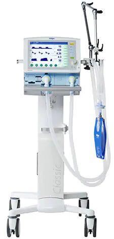 Drager Savina Ventilator, Mounting Type : Portable