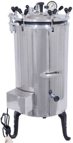 2kw Polished Stainless Steel Vertical Autoclave, For Laboratory Use, Voltage : 110V