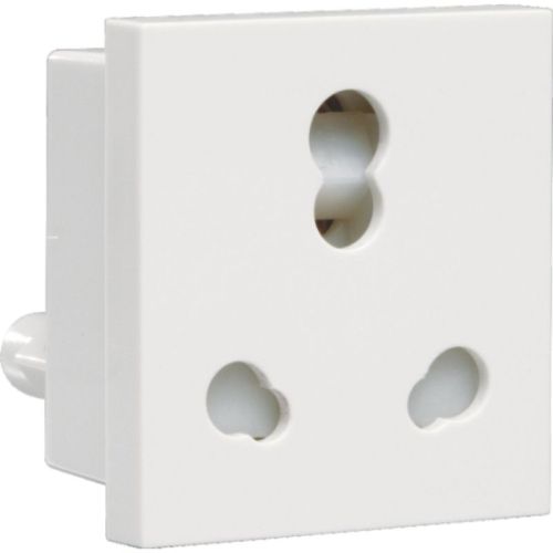 White Infinity Modular Electrical Socket