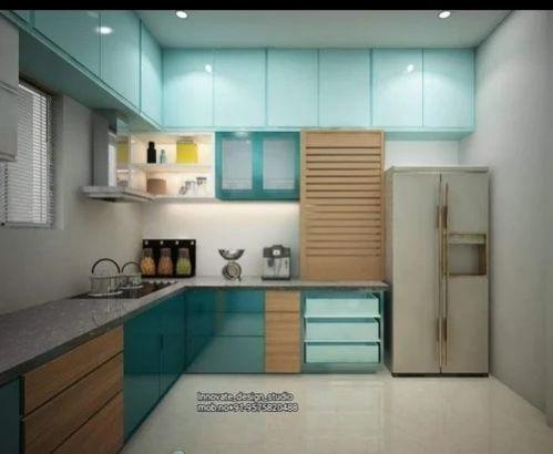 Polished Wooden Italian Modular Kitchen, For Home, Feature : Accurate Dimension, Attractive Designs