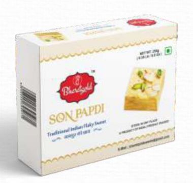 Bharat Gold Soft Soan Papdi (250 Gm), Style : Preserved