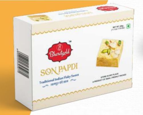 Bharat Gold Soft Soan Papdi (500 Gm), Style : Preserved