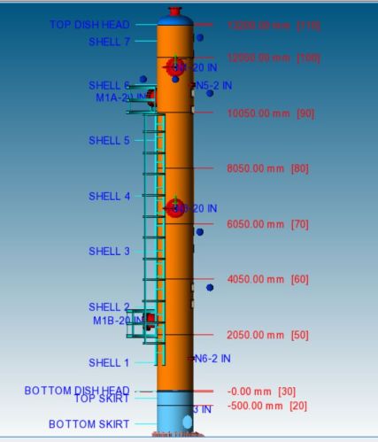 Mechanical Design Of Process Columns Using PV Elite Software