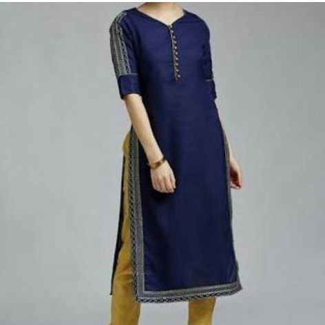 Ladies Cotton Kurti, Packaging Type : Poly Bag