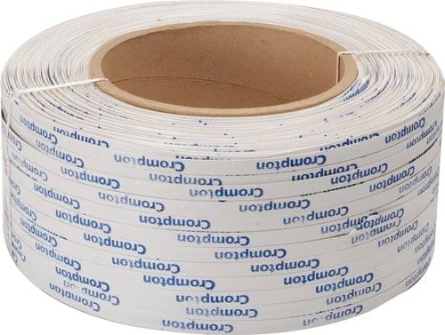 Plastic Printed White Strapping Rolls, For Packaging, Technics : Machine Made